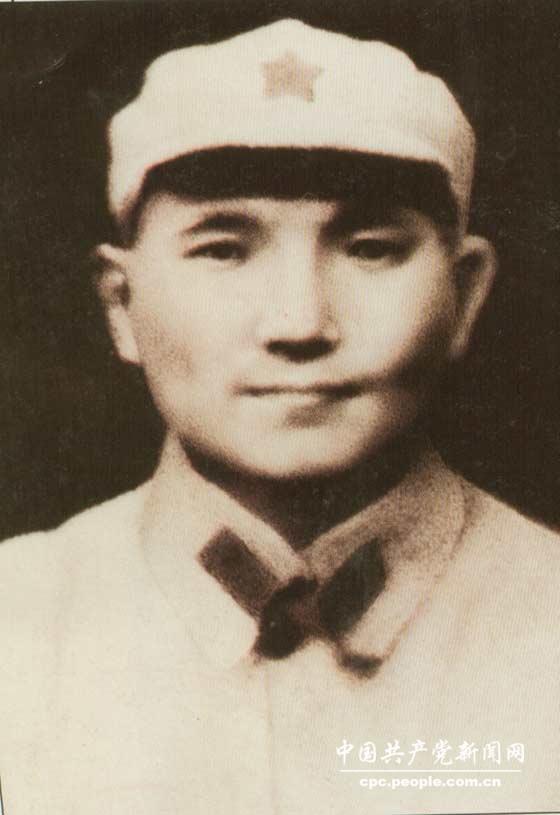 1929年12月，百色起義時的鄧小平