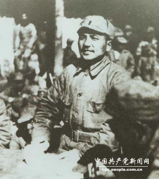 1938年春，鄧小平在山西黎城縣向部隊(duì)進(jìn)行戰(zhàn)斗動(dòng)員