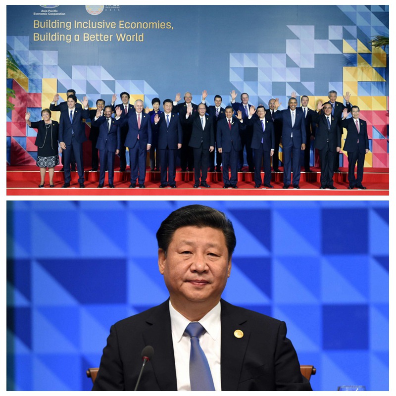 11月19日，亞太經(jīng)合組織第二十三次領(lǐng)導(dǎo)人非正式會(huì)議第一階段會(huì)議在菲律賓馬尼拉舉行。國(guó)家主席習(xí)近平出席會(huì)議並發(fā)表重要講話(huà)。會(huì)議開(kāi)始前，國(guó)家主席習(xí)近平同其他亞太經(jīng)合組織成員經(jīng)濟(jì)體領(lǐng)導(dǎo)人、代表合影。新華社記者 姚大偉、饒愛(ài)民 攝