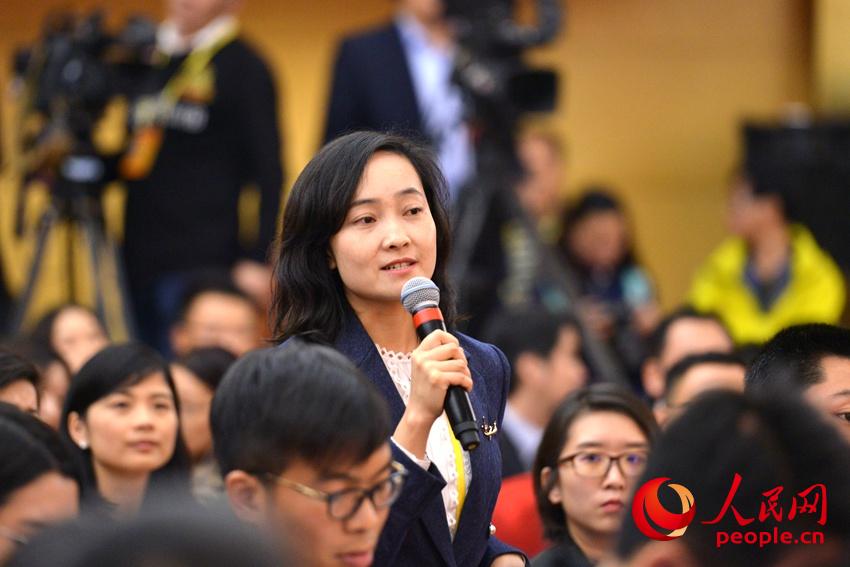 圖：新華社記者提問(wèn)