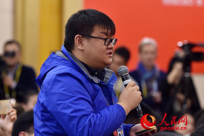圖：中國氣象報記者提問