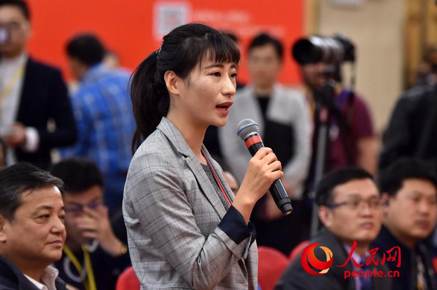 圖：中華合作時報記者提問