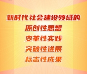 新時(shí)代社會(huì)建設(shè)                                          “人民對(duì)美好生活的向往，就是我們的奮斗目標(biāo)?！?#13;                    