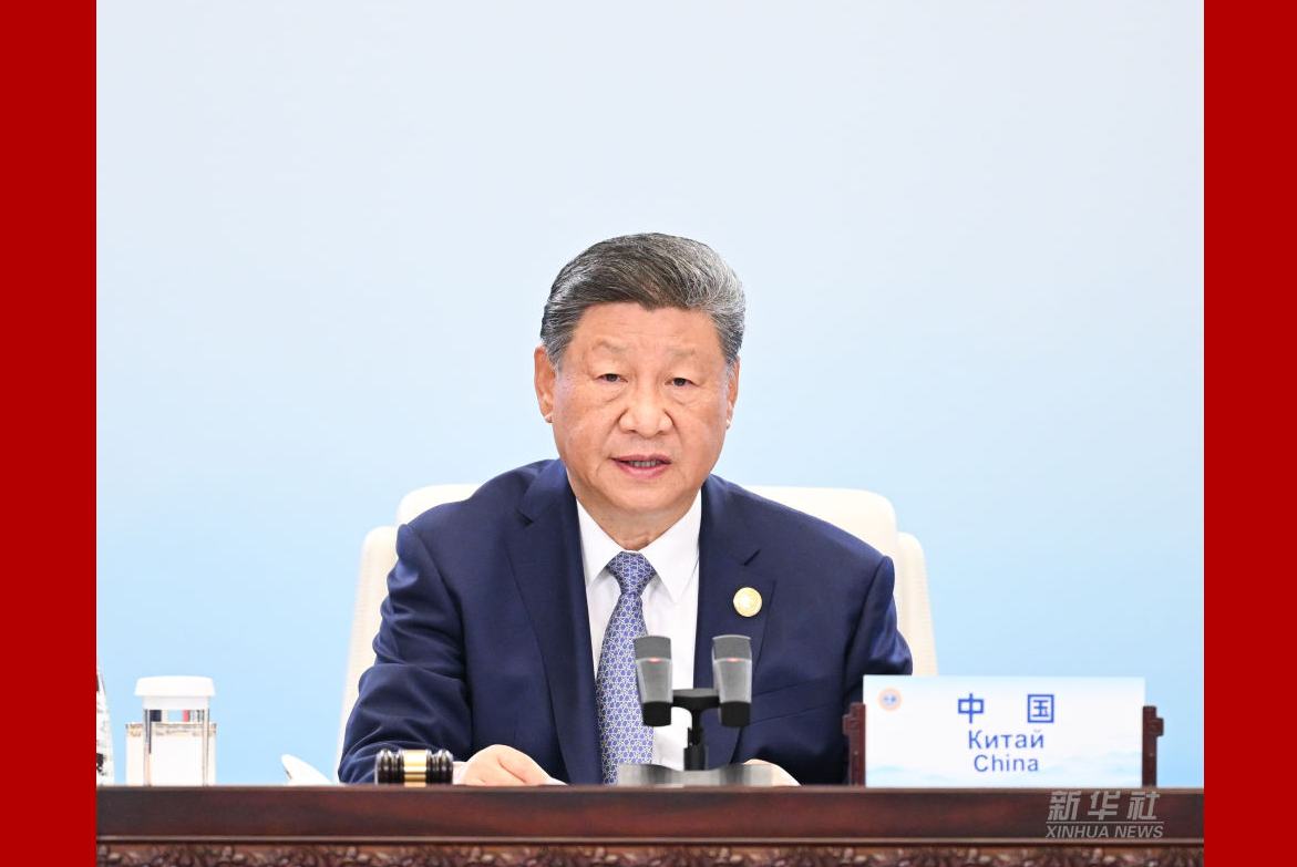 習近平主持上海合作組織成員國元首理事會第二十五次會議
