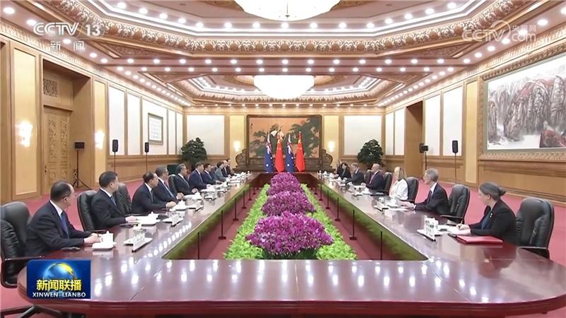 習(xí)近平會(huì)見(jiàn)澳大利亞總理
