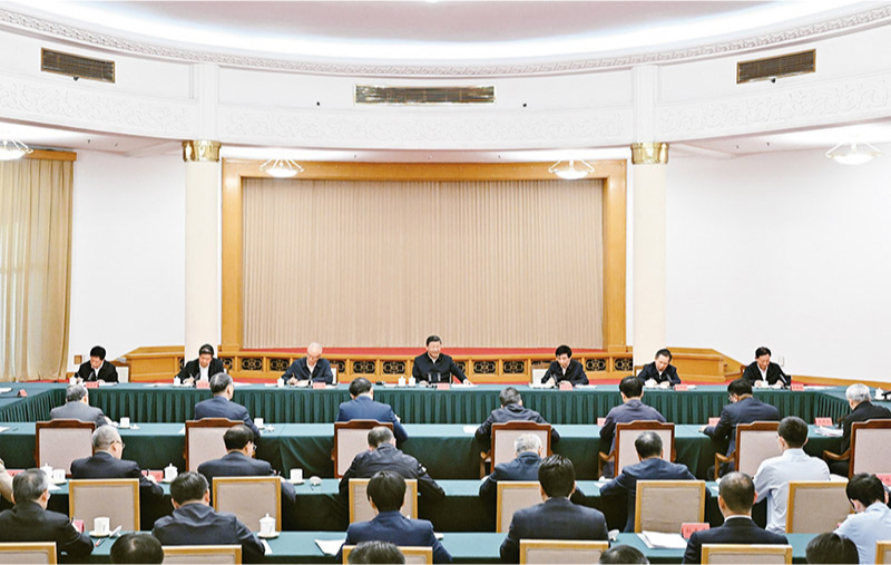 　2024年5月23日下午，中共中央總書記、國家主席、中央軍委主席習(xí)近平在山東省濟(jì)南市主持召開企業(yè)和專家座談會並發(fā)表重要講話。 新華社記者 謝環(huán)馳/攝