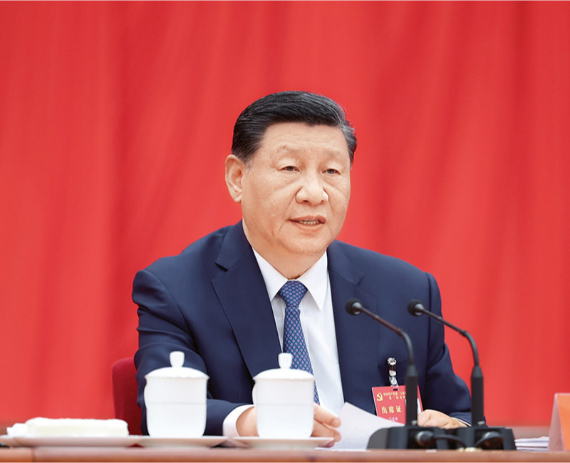 中國(guó)共產(chǎn)黨第二十屆中央委員會(huì)第三次全體會(huì)議，於2024年7月15日至18日在北京舉行。中央委員會(huì)總書記習(xí)近平作重要講話。 新華社記者 鞠鵬/攝